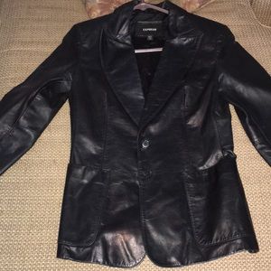 Express leather jacket